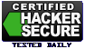 certified HACKER SECURE site